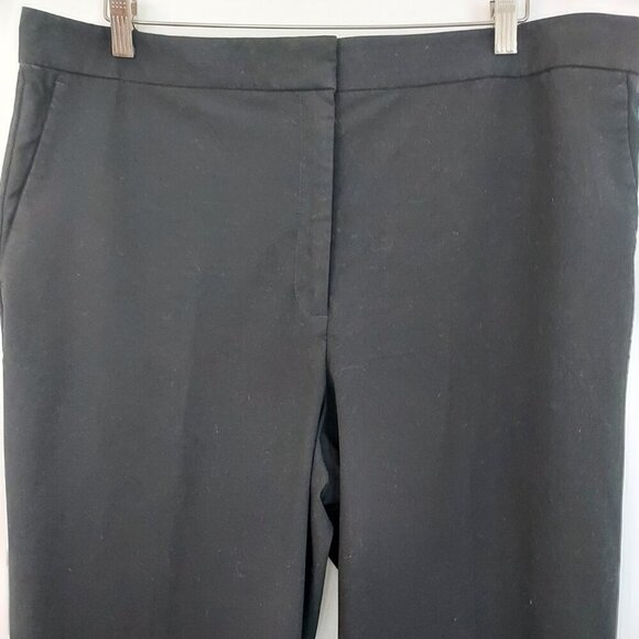 Ann Taylor High Rise Straight Leg Tall black Trousers Size 18T - Picture 4 of 11